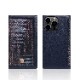 iPhone 13 / 13 Pro レザーケース SLG Design Edition Calf Skin Leather Diary【手帳型 / 本革 / ファブリック】 