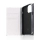 iPhone 13 / 13 Pro レザーケース SLG Design Edition Calf Skin Leather Diary【手帳型 / 本革 / ファブリック】 