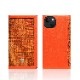 iPhone 13 / 13 Pro レザーケース SLG Design Edition Calf Skin Leather Diary【手帳型 / 本革 / ファブリック】 