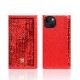 iPhone 13 / 13 Pro レザーケース SLG Design Edition Calf Skin Leather Diary【手帳型 / 本革 / ファブリック】 