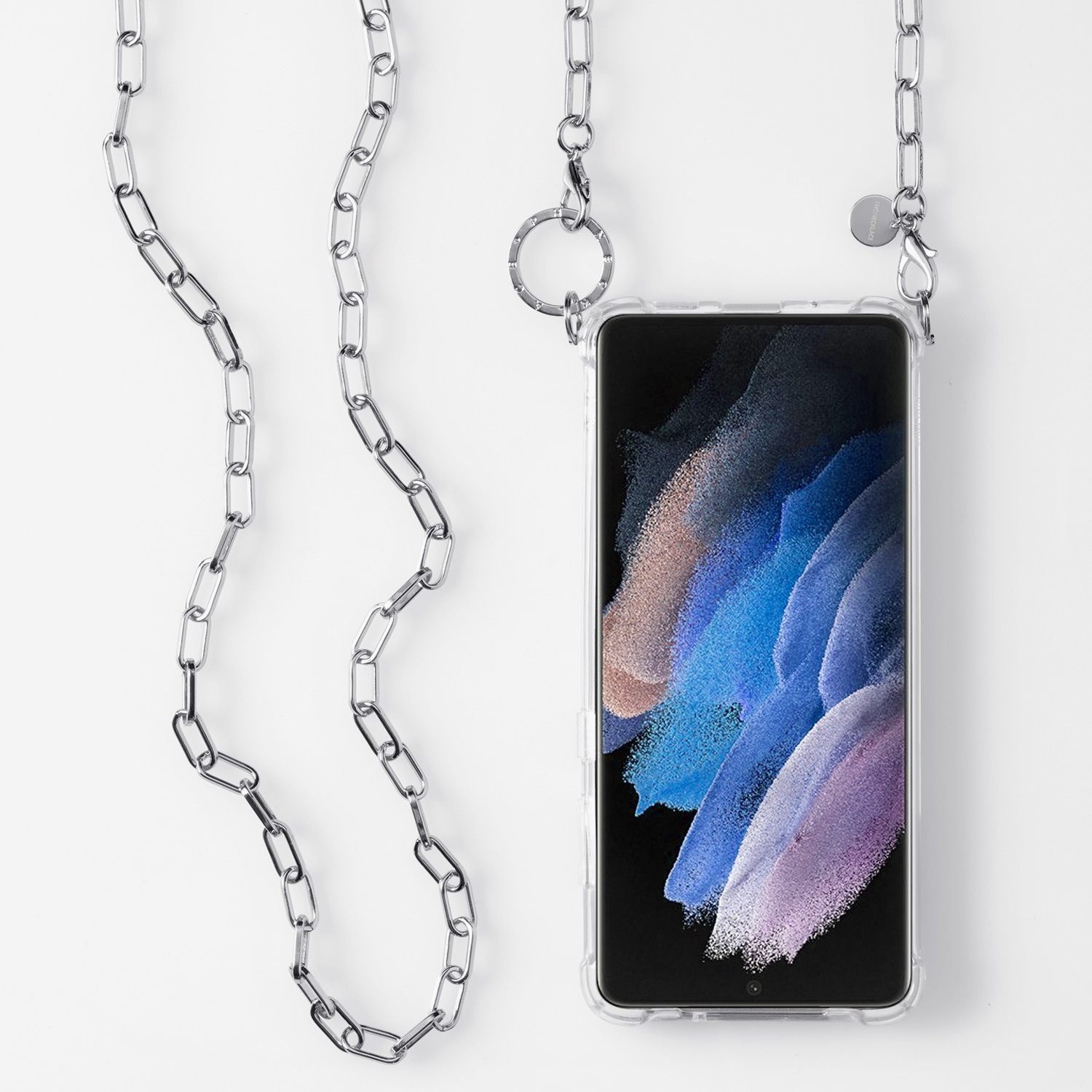 PHONECKLACE クリップチェーンショルダーストラップ [クロスボディ 首かけ 斜めがけ 肩掛け]