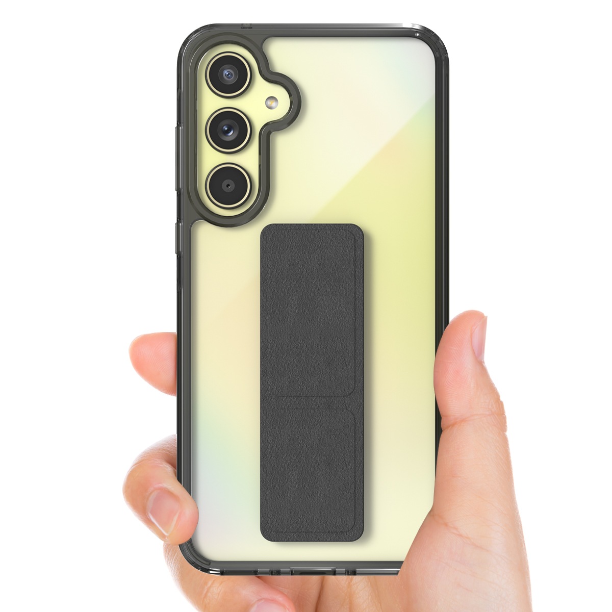 [Galaxy A55 5G対応] DUPLE S スマホケース クリアブラック