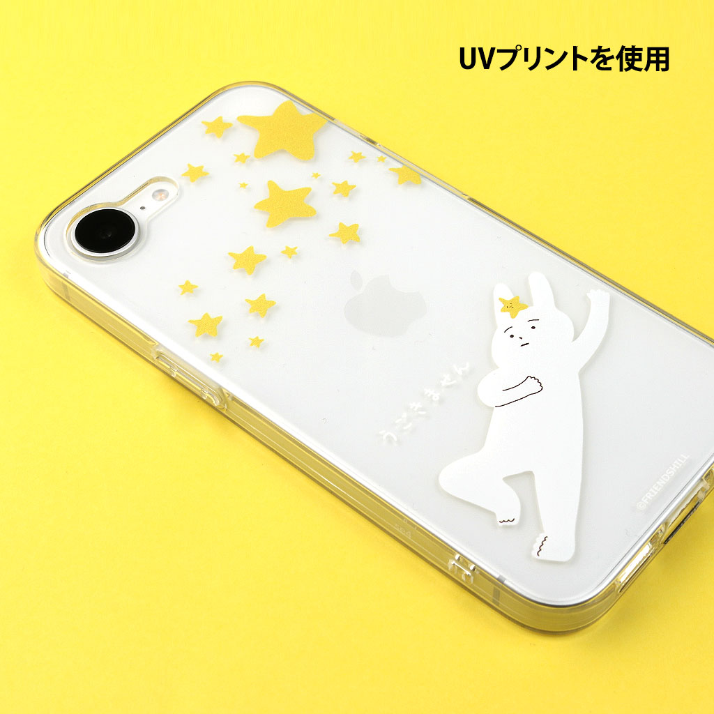 [iPhone 16e 用] なにもしないうさぎ ソフト クリアケース 公式ライセンス品