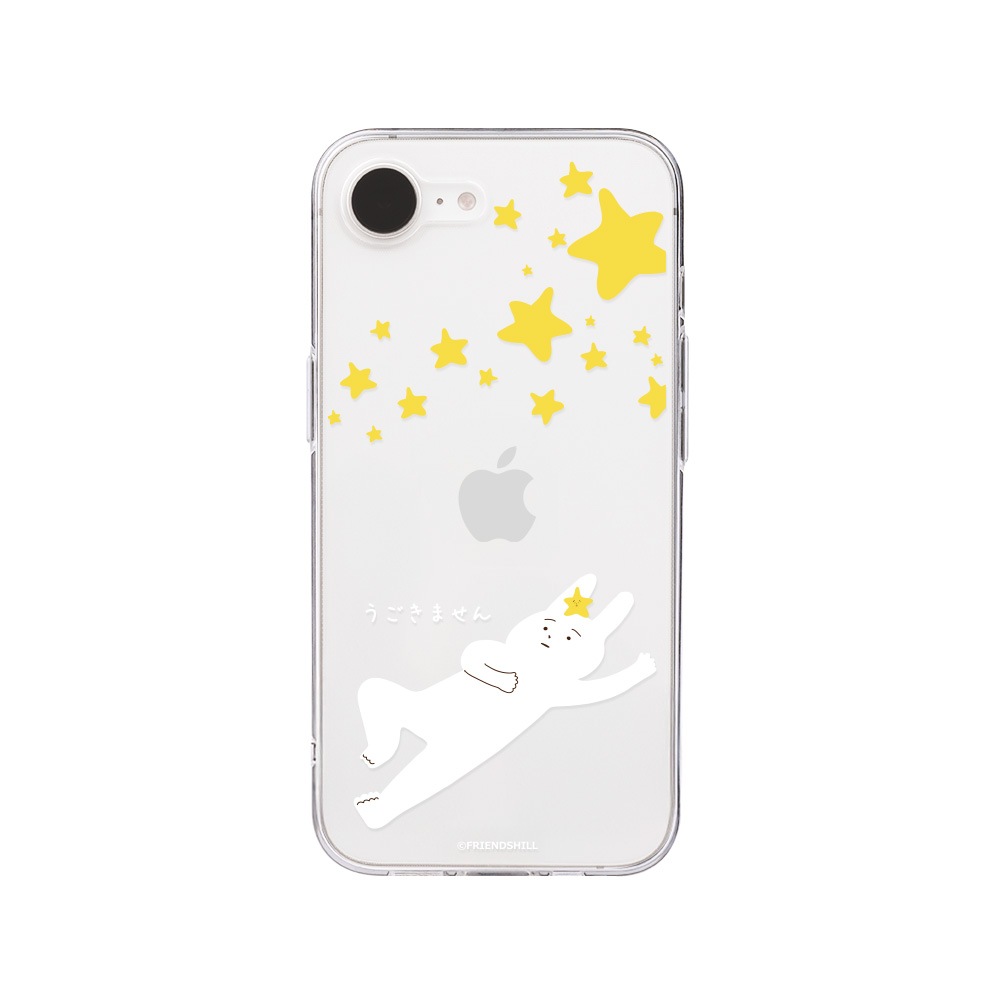 [iPhone 16e 用] なにもしないうさぎ ソフト クリアケース 公式ライセンス品