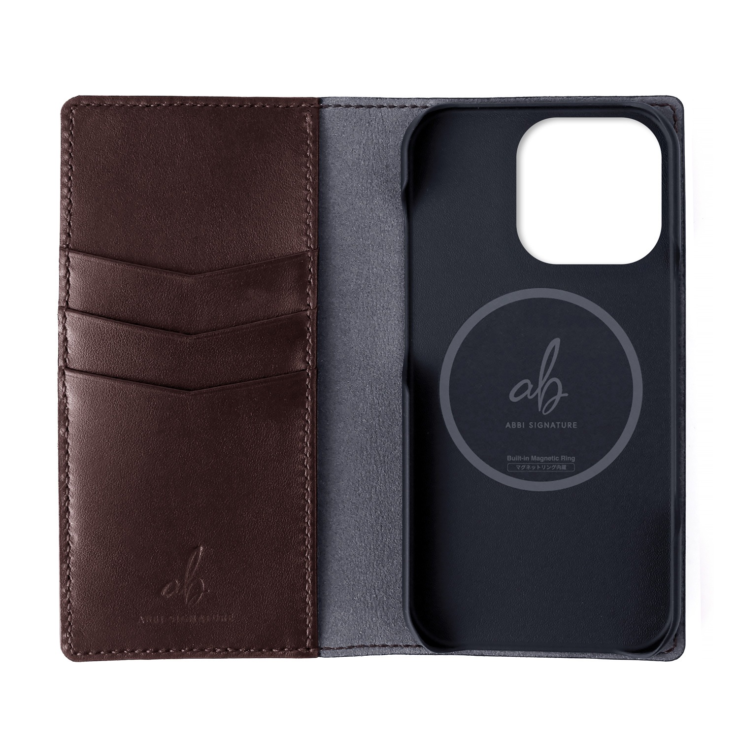 [注文生産！職人がつくる] 本革 手帳型 ROCADO シェルコードバン MagSafe対応ケース [ iPhone 17 / 17 Pro / iPhone 16 / 16 Pro / 15 / 15 Pro] 