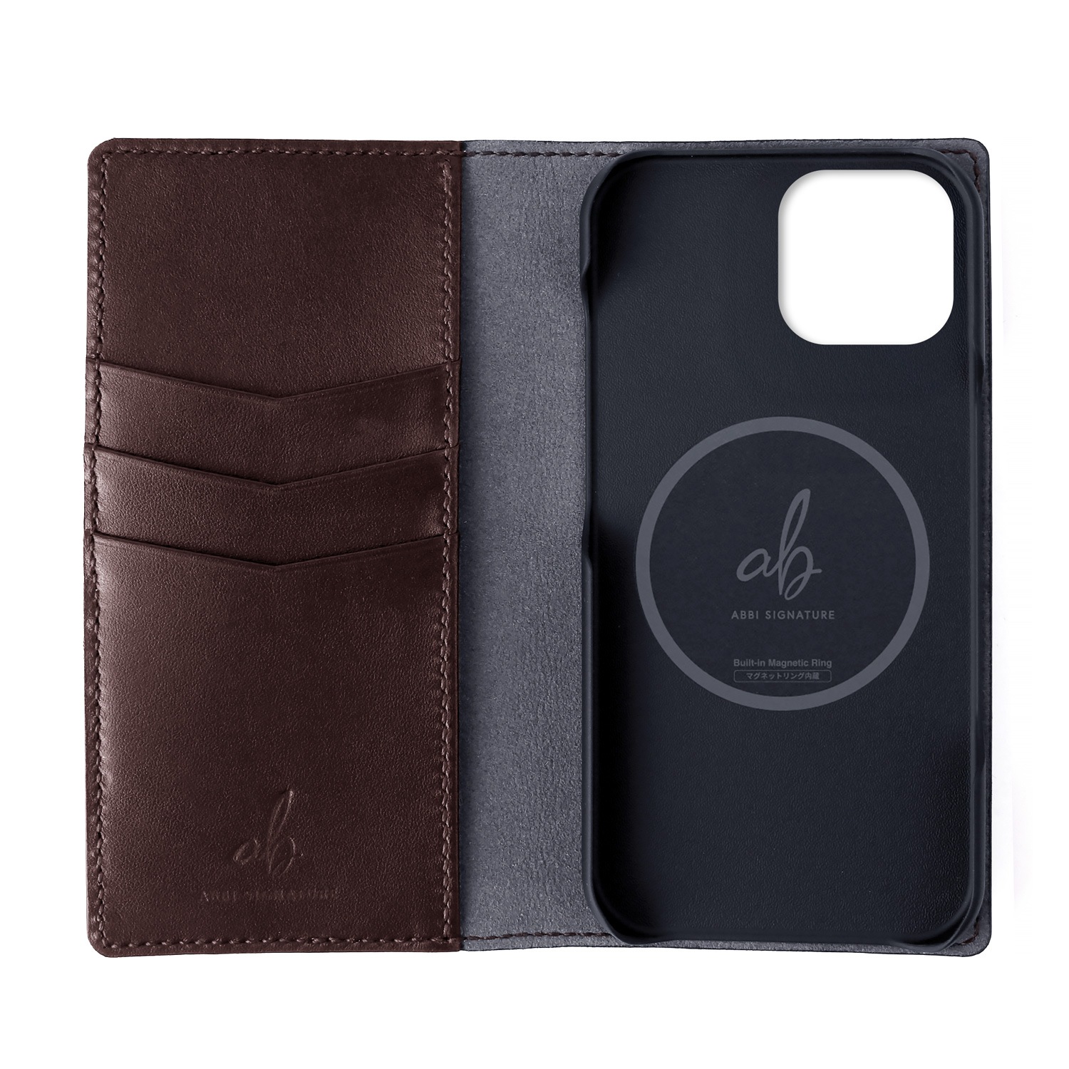 [注文生産！職人がつくる] 本革 手帳型 ROCADO シェルコードバン MagSafe対応ケース [ iPhone 17 / 17 Pro / iPhone 16 / 16 Pro / 15 / 15 Pro] 