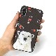【iPhone XS / X ケース】 Dparks ブラックケース アニマル＆フード