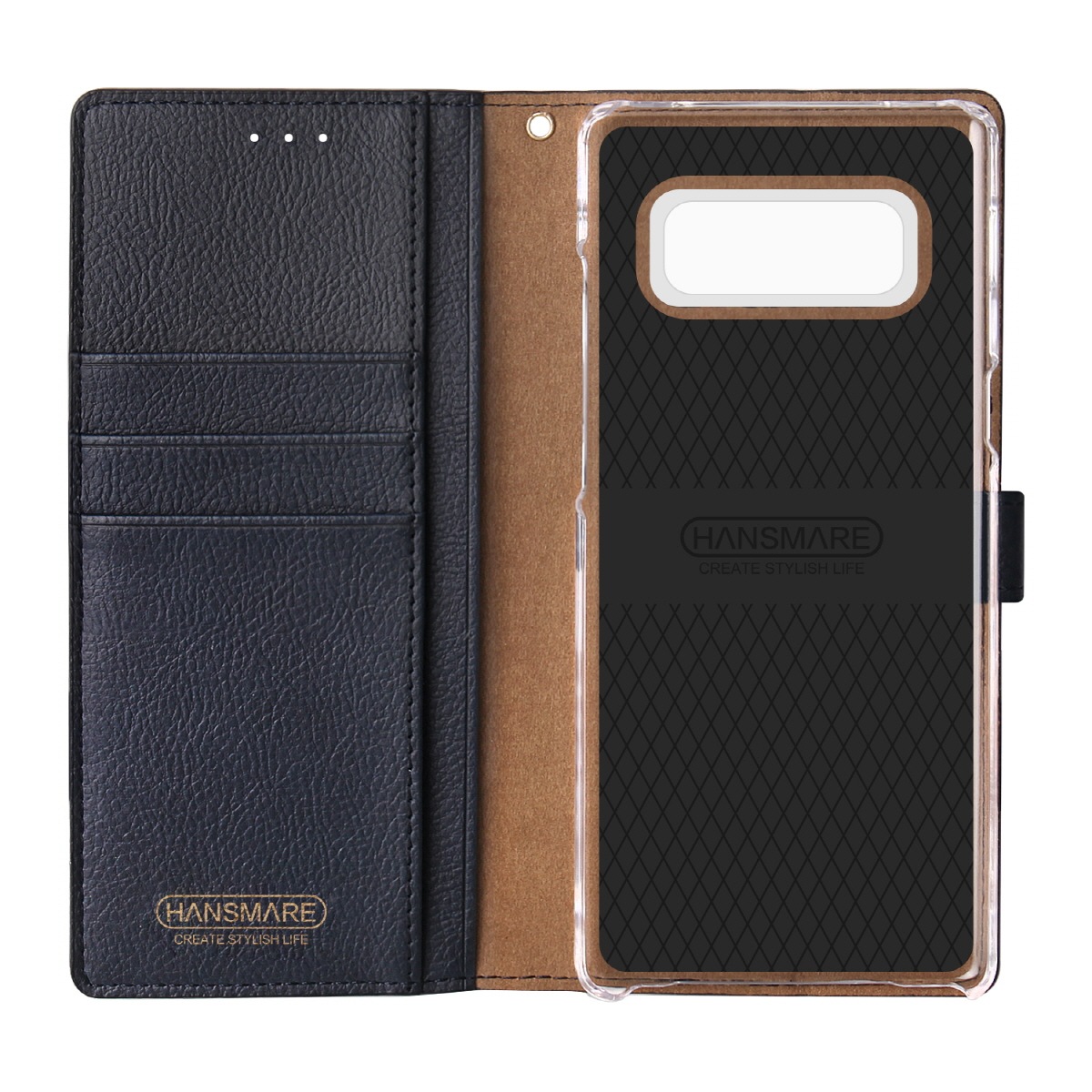 Galaxy Note8 ケース 手帳型 HANSMARE CALF CASE（ハンスマレ カーフケース）ギャラクシー ノートエイト カバー SC-01K SCV37