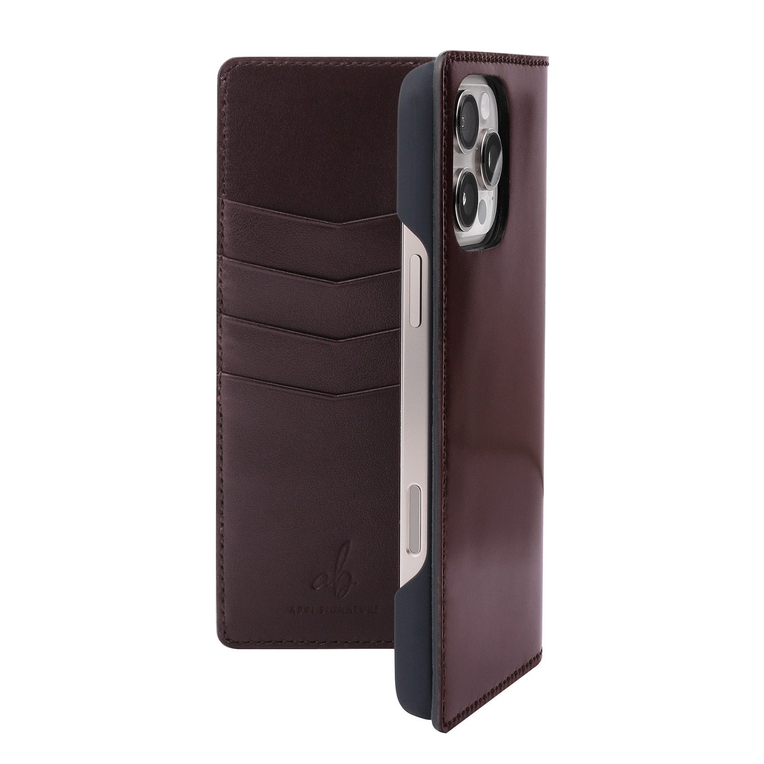 ABBI iPhone15ProMax用 スマホケース 手帳型 本革新品 日本産 ABBI iPhone15ProMax用 スマホケース 手帳型 本革新品 日本産