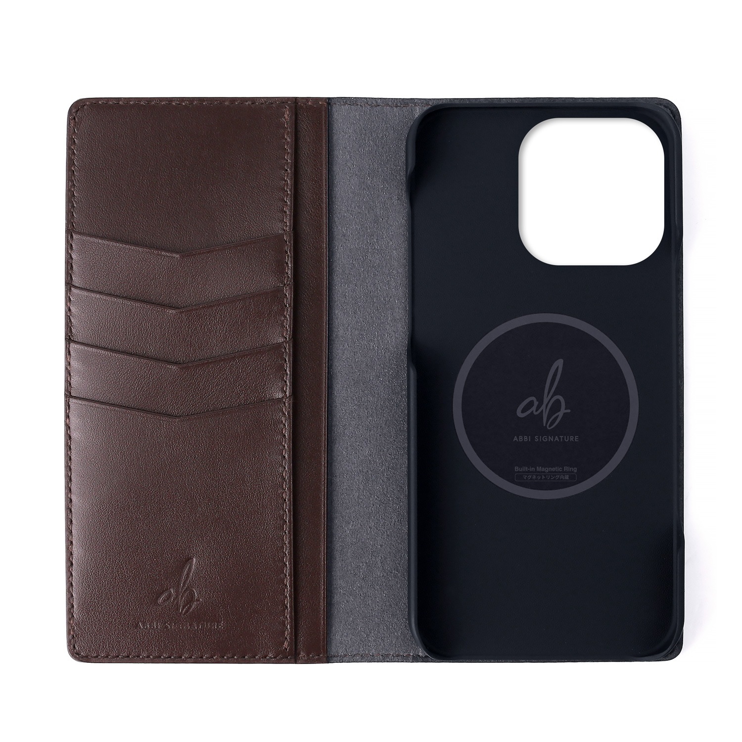 [注文生産！職人がつくる] 本革 手帳型 ROCADO シェルコードバン MagSafe対応ケース [iPhone Air / 17 Pro Max / iPhone 15 Pro Max / 16 Pro Max