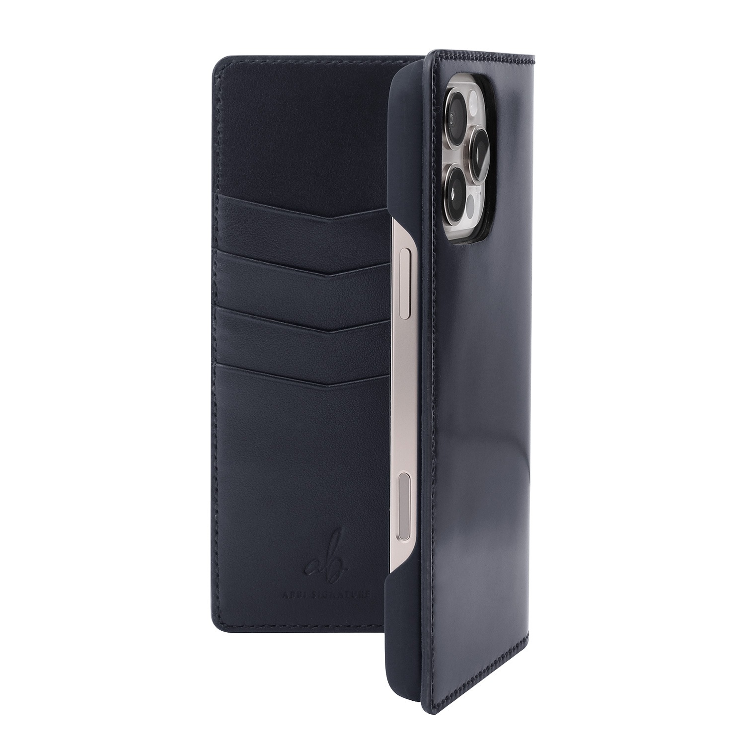 [注文生産！職人がつくる] 本革 手帳型 ROCADO シェルコードバン MagSafe対応ケース [iPhone Air / 17 Pro Max / iPhone 15 Pro Max / 16 Pro Max