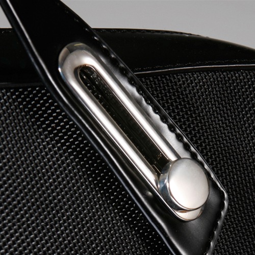 B6407B パソコンバッグ イタリアンデザイン！ユニセックス仕様PC対応ブリーフケース<br>abbiWhitney（ホイットニー） ブラック