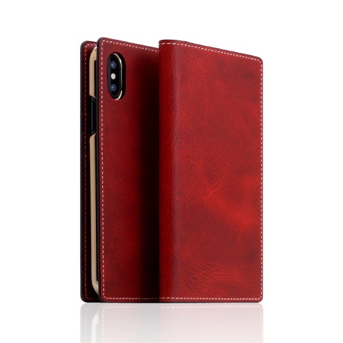 【iPhone XS / X ケース】 SLG Design Badalassi Wax case （バダラッシーワックスケース） 【手帳型 / 本革】