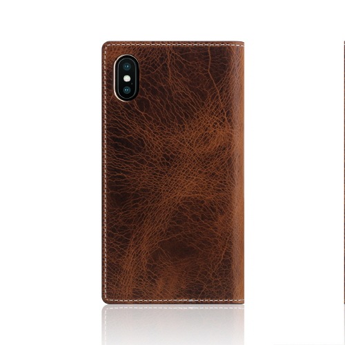 【iPhone XS / X ケース】 SLG Design Badalassi Wax case （バダラッシーワックスケース） 【手帳型 / 本革】