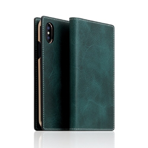 【iPhone XS / X ケース】 SLG Design Badalassi Wax case （バダラッシーワックスケース） 【手帳型 / 本革】