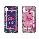 iPhone XS / X ケース Dparks ブラックケース FLAMINGO SQUARE（ディーパークス）アイフォン カバー