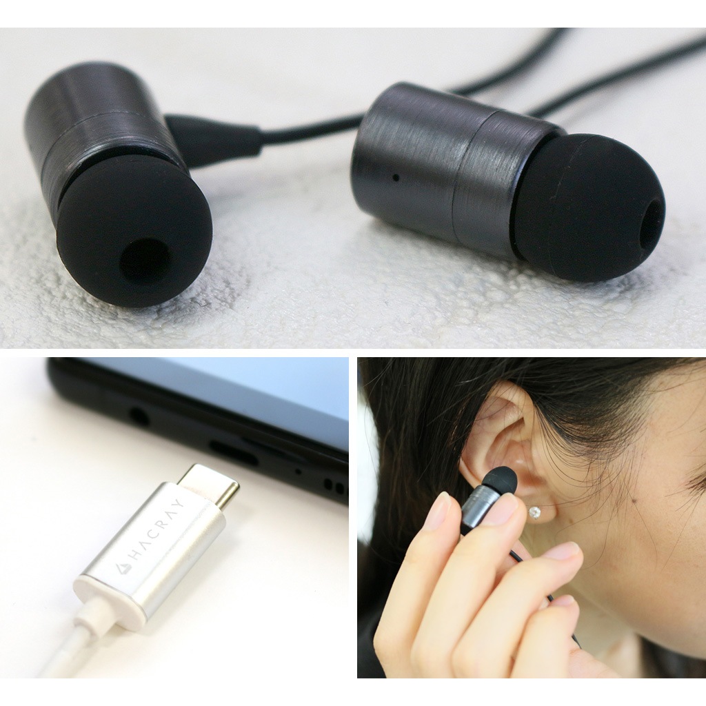 HACRAY Stereo Earphone【USB Type-C イヤホン / カナル型】