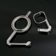 [iPhone 16 / 16 Pro / 16 Pro Max 用] 360 RingStand アルミ・シルバー（リングスタンド）ケース for iPhone 16 / 15 シリーズ ]