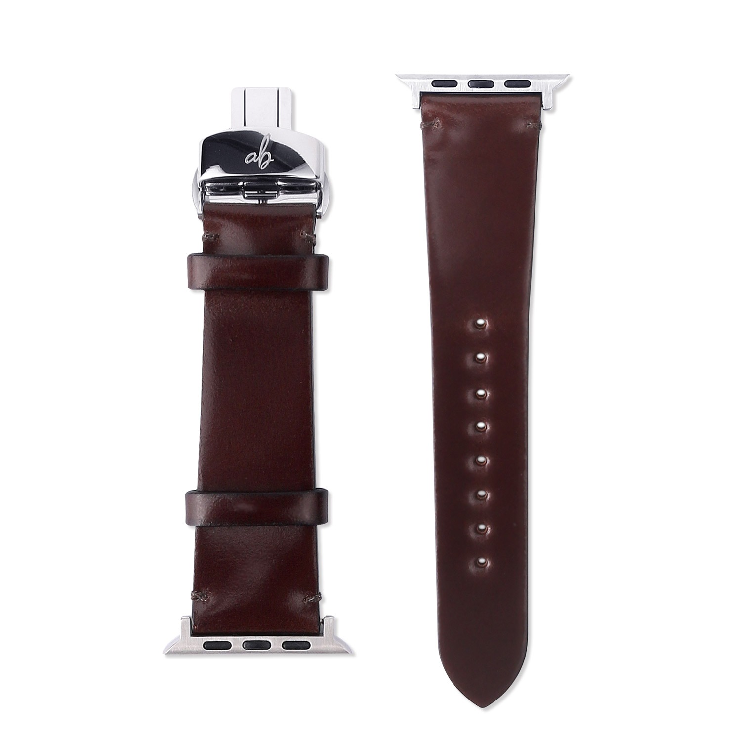 [注文生産！職人がつくる] アップルウォッチ ROCADO シェルコードバン 本革 交換ベルト 日本製 for Apple Watch 49mm, 46/45/44/42/41/40/38mm