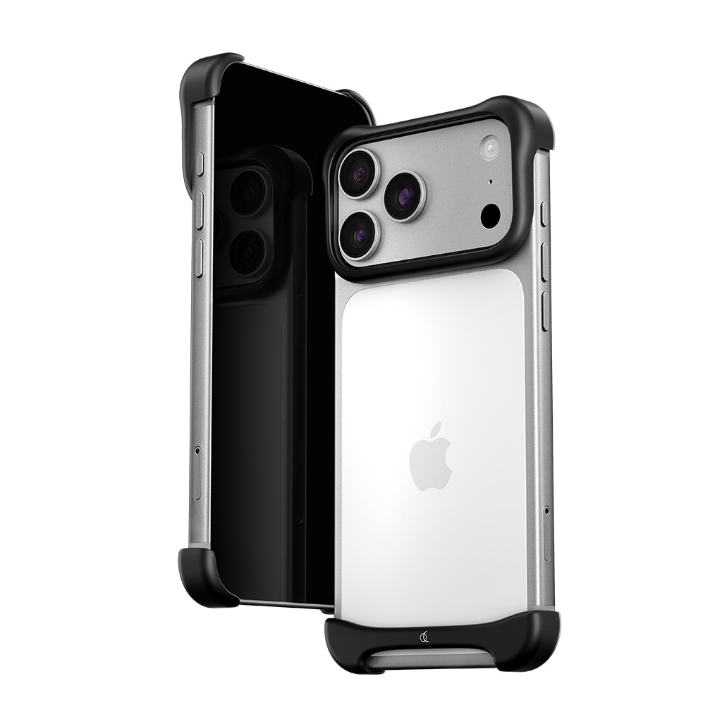 [ iPhone 18 Pro / iPhone 18 Pro Max 用] アルミ・マットブラック バンパー ケース | アークパルス