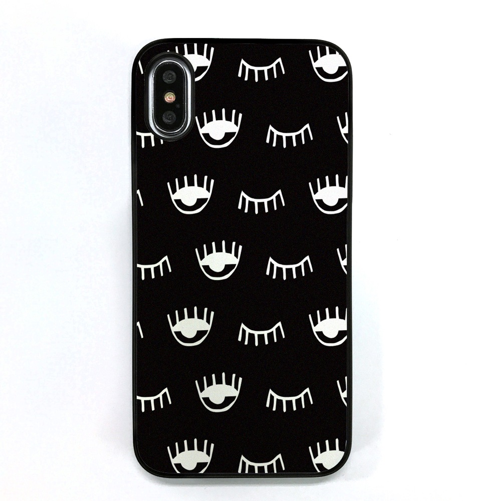 iPhone XS / X ケース Dparks ブラックケース ウィンク（ディーパークス）アイフォン カバー