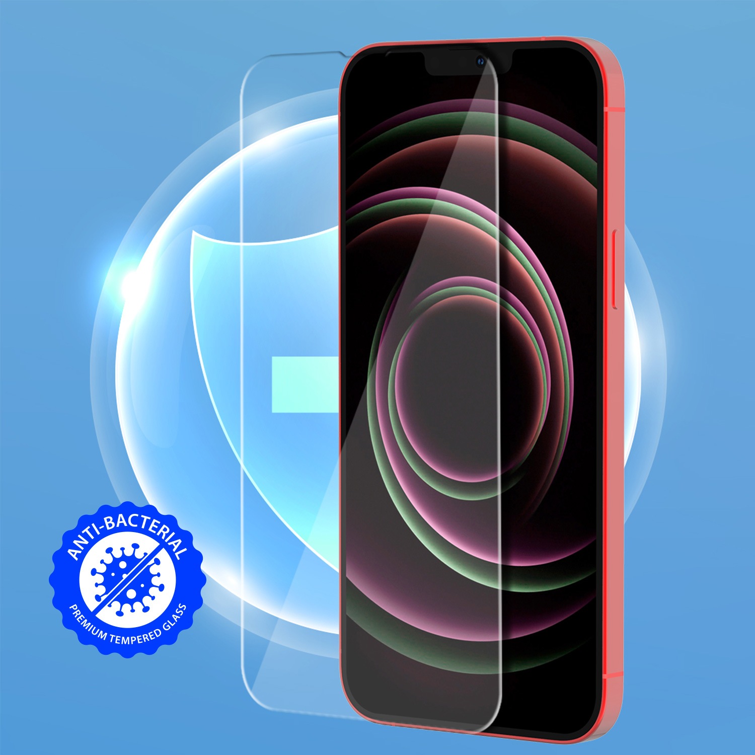 iPhone 13 Pro 保護 フィルム araree SUBCORE 抗菌強化ガラスフィルム 【 iPhone 13 / 13 Pro / 13 mini / 13 Pro Max 】アイフォン 保護シート 