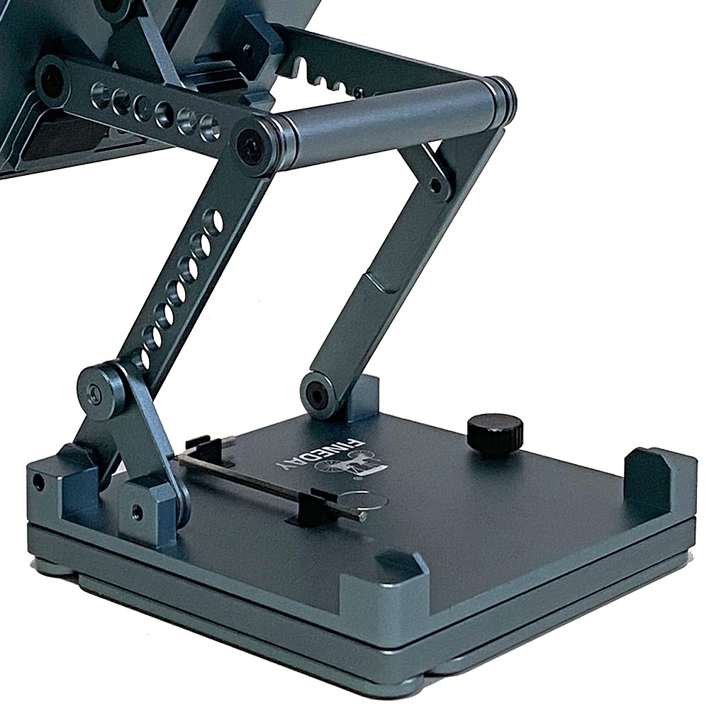 Fineday Foldable Stand 88mm [360度回転 折りたたみ スタンド for ノートPC・iPad・スマホ]