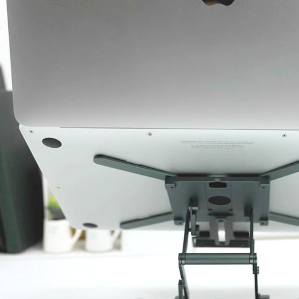 Fineday Foldable Stand 88mm [360度回転 折りたたみ スタンド for ノートPC・iPad・スマホ]