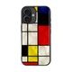 [ iPhone 17 / iPhone Air / 17 Pro 用] 天然貝ケース Mondrian（モンドリアン） for iPhone 16 / 16 Pro