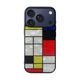 [ iPhone 17 / iPhone Air / 17 Pro 用] 天然貝ケース Mondrian（モンドリアン） for iPhone 16 / 16 Pro