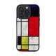 [ iPhone 17 / iPhone Air / 17 Pro 用] 天然貝ケース Mondrian（モンドリアン） for iPhone 16 / 16 Pro