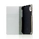 【iPhone XS / X ケース】 SLG Design Calf Skin Leather Diary （カーフスキンレザーダイアリー） 【手帳型 / 本革】