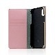 【iPhone XS / X ケース】 SLG Design Calf Skin Leather Diary （カーフスキンレザーダイアリー） 【手帳型 / 本革】