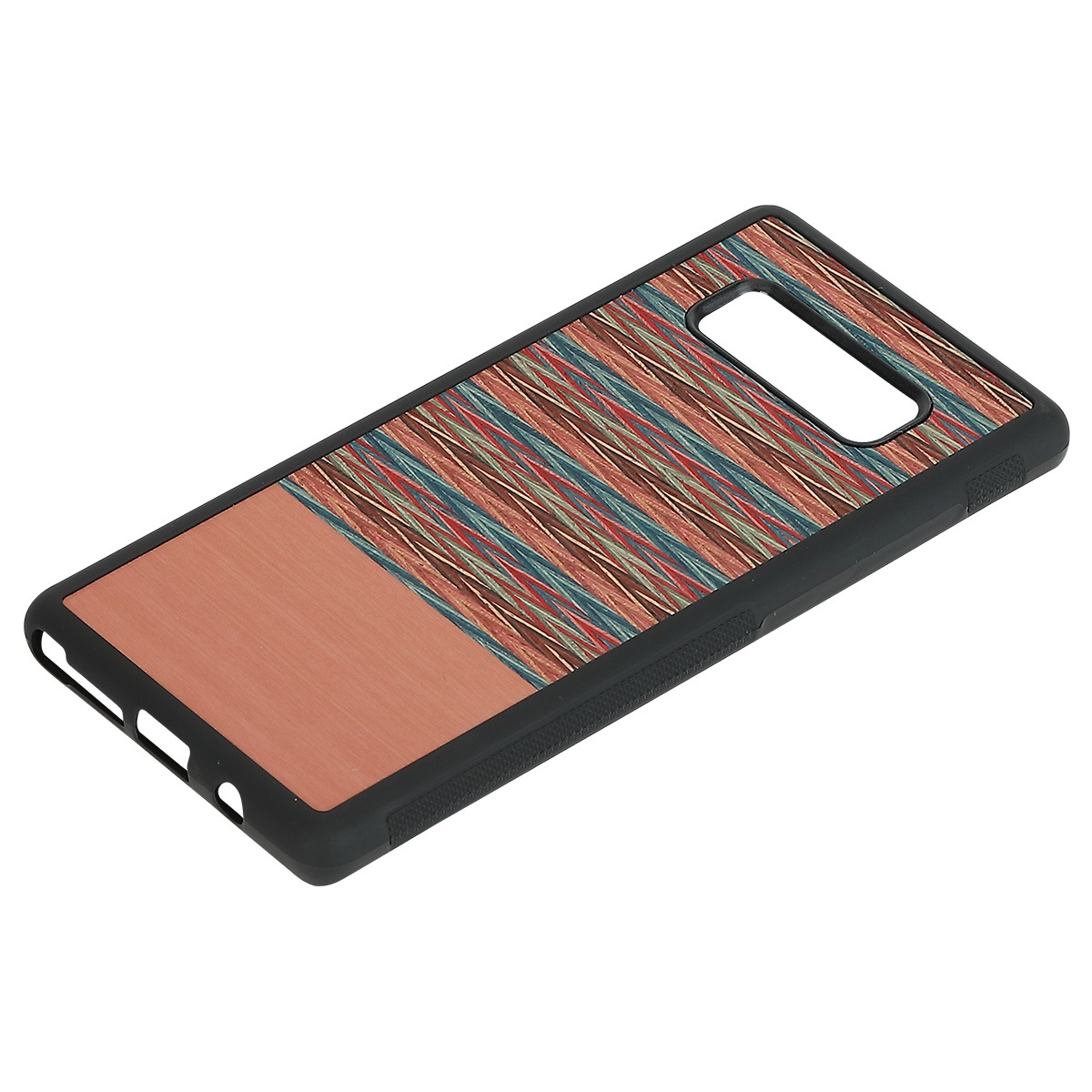 Galaxy Note8 ケース 天然木 Man&Wood Browny Check（マンアンドウッド ブラウニーチェック）ギャラクシー ノートエイト カバー 木製 SC-01K SCV37