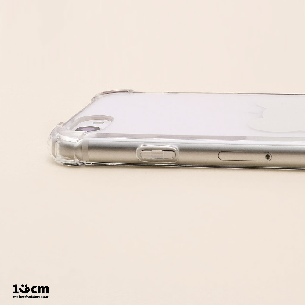 iPhone SE3 ケース カバー 168cm ハイブリッドクリアケース くまちゃん【 iPhone SE (第3/2世代)、、iPhone 8 / 7 】 