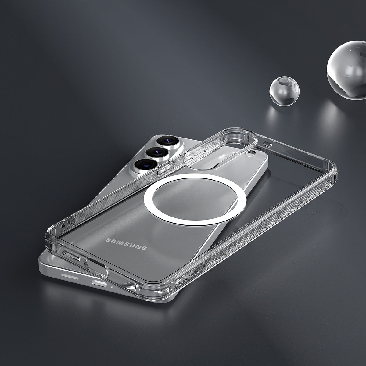 Galaxy S26 / S26+ / S26 Ultra ソフトカバー Qi2 & MagSafe対応 Flexield M  [SAMSUNGの公式認証] 米軍MIL規格 ケース ＜予約受付中＞