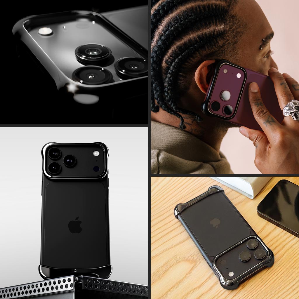 [ iPhone 18 Pro / iPhone 18 Pro Max 用] チタニウム・オニキスブラック [プレミアム] バンパー ケース | アークパルス