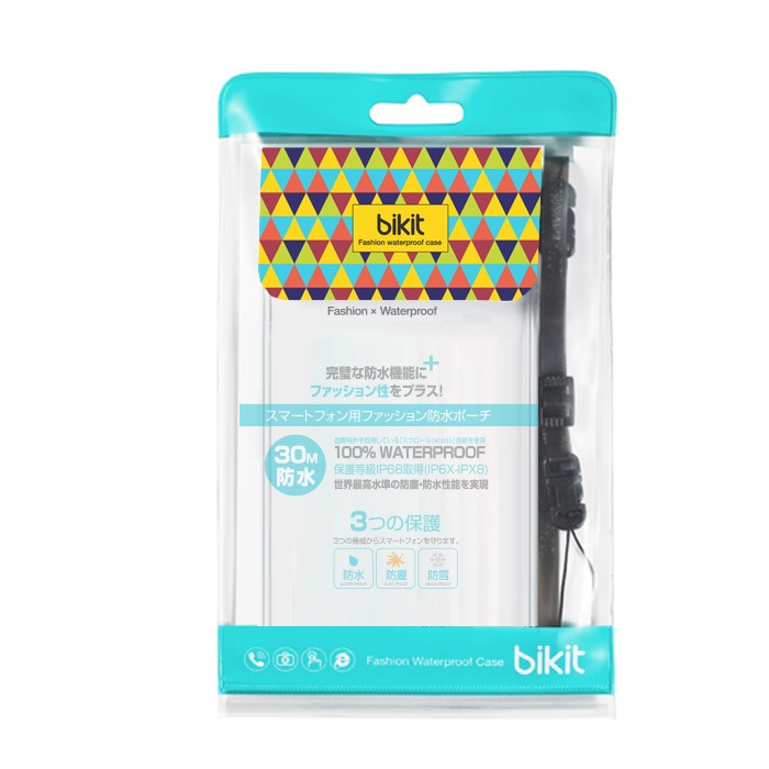 bikit スマートフォン用ファッション防水ポーチ