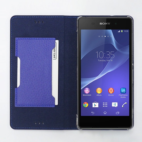 Xperia Z3 ケースararee Soft Grain Diary（アラリー ソフトグレインダイアリー）