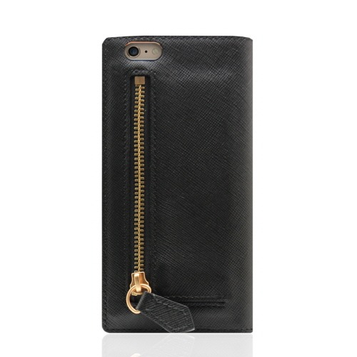 【iPhone 6s / 6 ケース】SLG Design Saffiano Zipper Case （サフィアーノジッパーケース）【手帳型 / 本革】