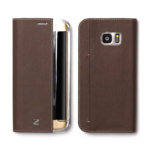 Galaxy S7 edge ケース 手帳型 ZENUS Buffalo Diary（ゼヌス バッファローダイアリー）ギャラクシー エスセブン エッジ 