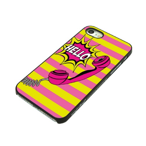 iPhone SE 第2世代 se2 ケース iPhone 8/7ケース Dparks ブラックケース Hello（ディーパークス）アイフォン カバー