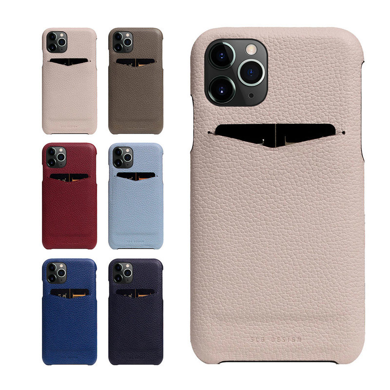 iPhone 11 Pro ケース 背面ケース 本革 SLG Design D8 Full Grain Leather Back Case フルグレインレザー パステル カラー 9色