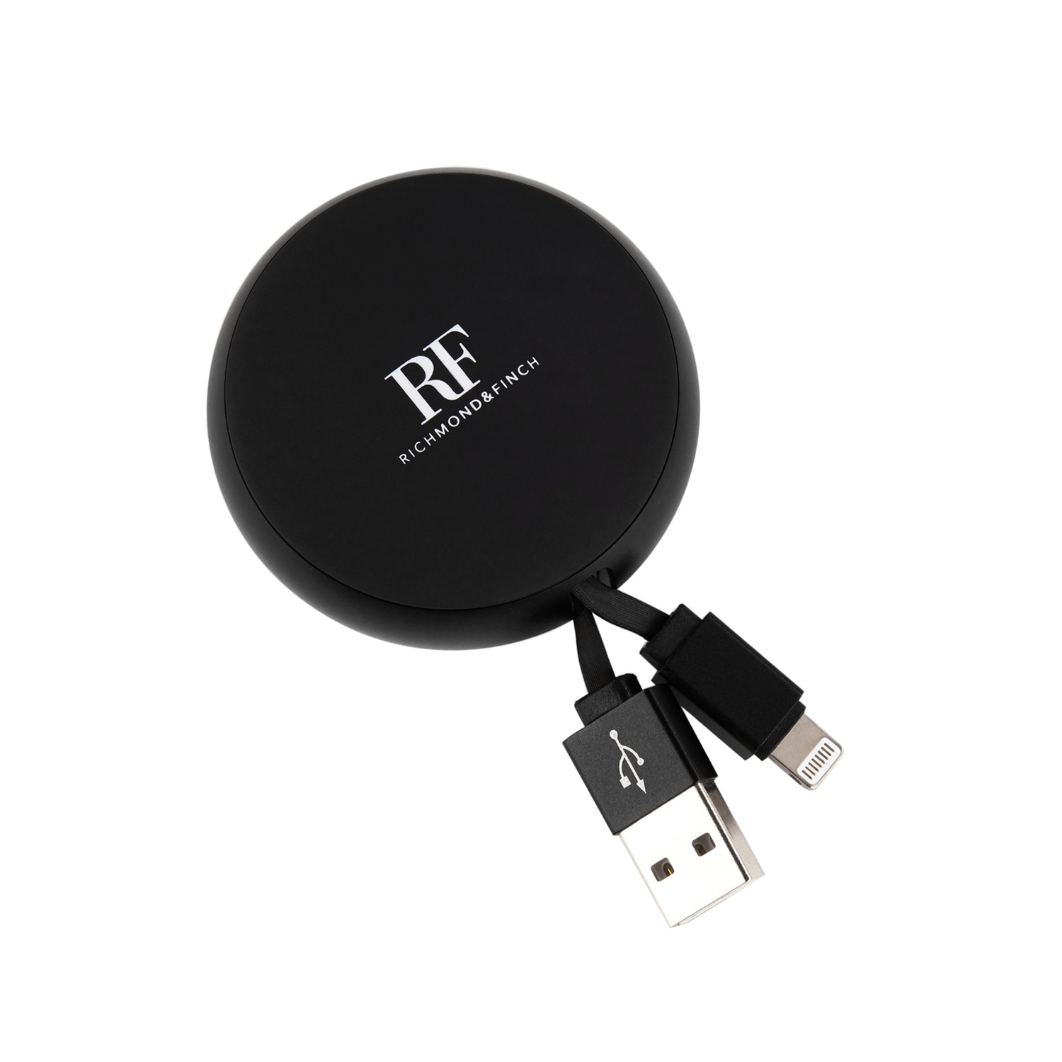 ライトニングケーブル Richmond & Finch CABLE WINDER（リッチモンドアンドフィンチ ケーブルワインダー）巻き取り 収納ケース iPhone 充電 データ転送 Lightning 大理石風