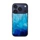 [ iPhone 17 / iPhone Air / 17 Pro 用] 天然貝ケース Blue Lake（ブルーレイク） for iPhone 16 / 16 Pro