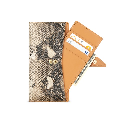スマホケース 手帳型 スライド式 多機種対応 マルチケース Design Skin WALLET PLUS（デザインスキン ウォレットプラス）本革 取り外しできるにカードウォレット付き  Mサイズ Lサイズ
