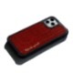 iPhone 12 mini / iPhone 12 Pro / 12  対応 ケース Dparks LEATHER COVER CROCO GLOSS 背面カバー型 [ クロコダイルの型押し 四隅のクッションが衝撃吸収 ]