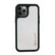 iPhone 12 mini / iPhone 12 Pro / 12  対応 ケース Dparks LEATHER COVER CROCO GLOSS 背面カバー型 [ クロコダイルの型押し 四隅のクッションが衝撃吸収 ]