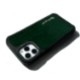 iPhone 12 mini / iPhone 12 Pro / 12  対応 ケース Dparks LEATHER COVER CROCO GLOSS 背面カバー型 [ クロコダイルの型押し 四隅のクッションが衝撃吸収 ]