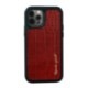 iPhone 12 mini / iPhone 12 Pro / 12  対応 ケース Dparks LEATHER COVER CROCO GLOSS 背面カバー型 [ クロコダイルの型押し 四隅のクッションが衝撃吸収 ]